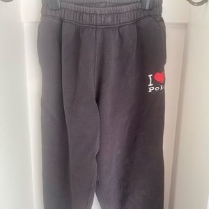 Polo faded black sweatpants